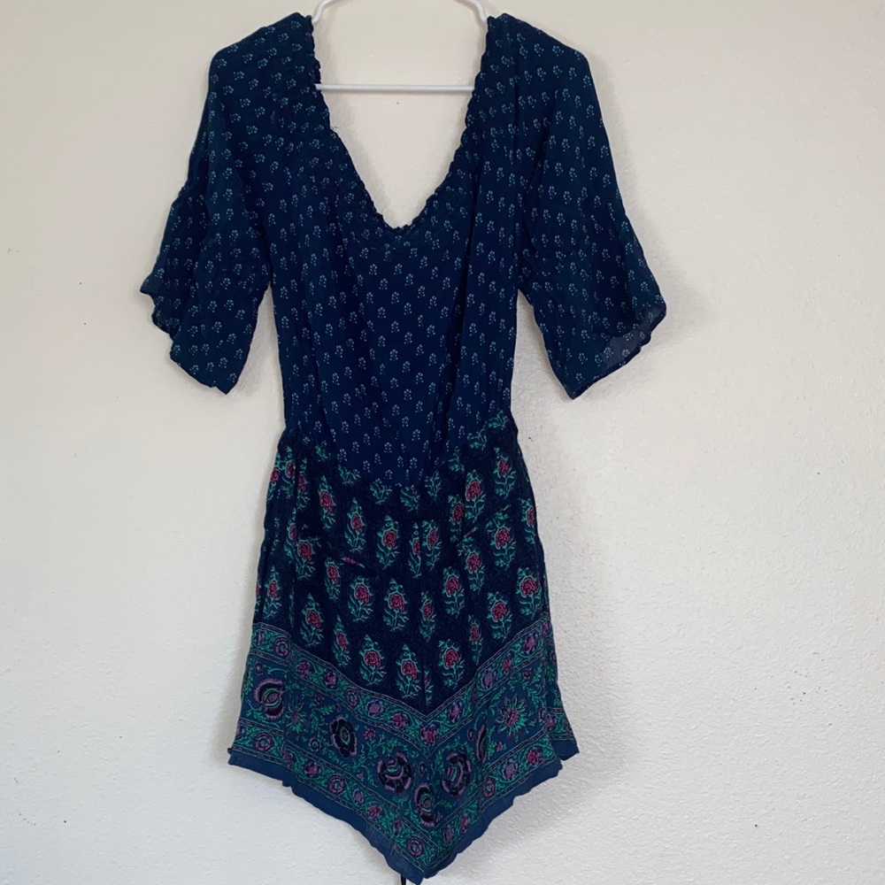 Anthropologie Kaleo Boho Printed Romper View 6